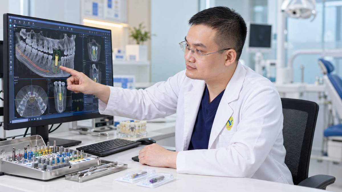 Bác sĩ Trần Đức Anh lựa chọn hệ Implant dựa trên dữ liệu chẩn đoán
